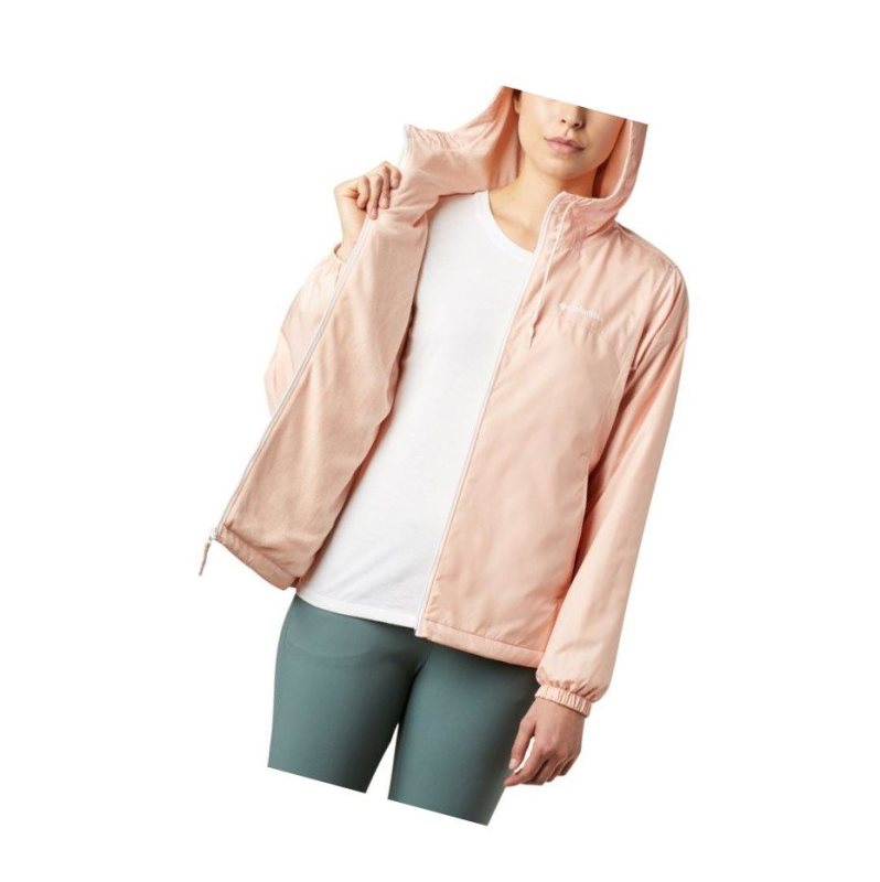 Columbia Flash Forward Lined Windbreaker Mont Kadın Pembe | 12654-EPKL