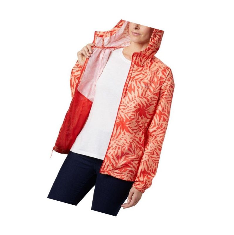 Columbia Flash Forward Printed Windbreaker Mont Kadın Turuncu | 78390-CIEL