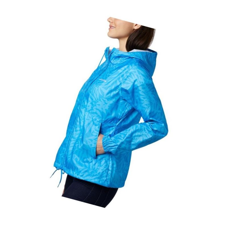 Columbia Flash Forward Printed Windbreaker Mont Kadın Mavi | 28130-VLBX