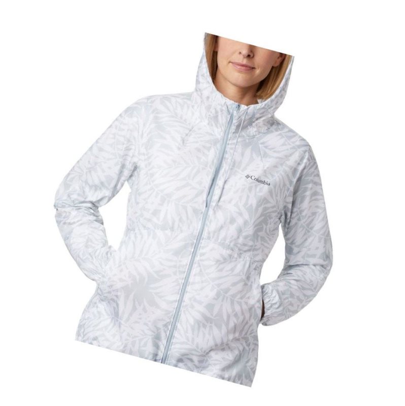 Columbia Flash Forward Printed Windbreaker Mont Kadın Gri | 06584-PSXV