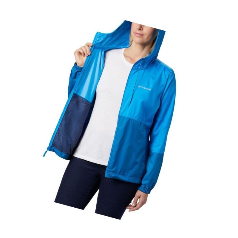 Columbia Flash Forward Windbreaker Mont Kadın Mavi | 51287-ZIDY
