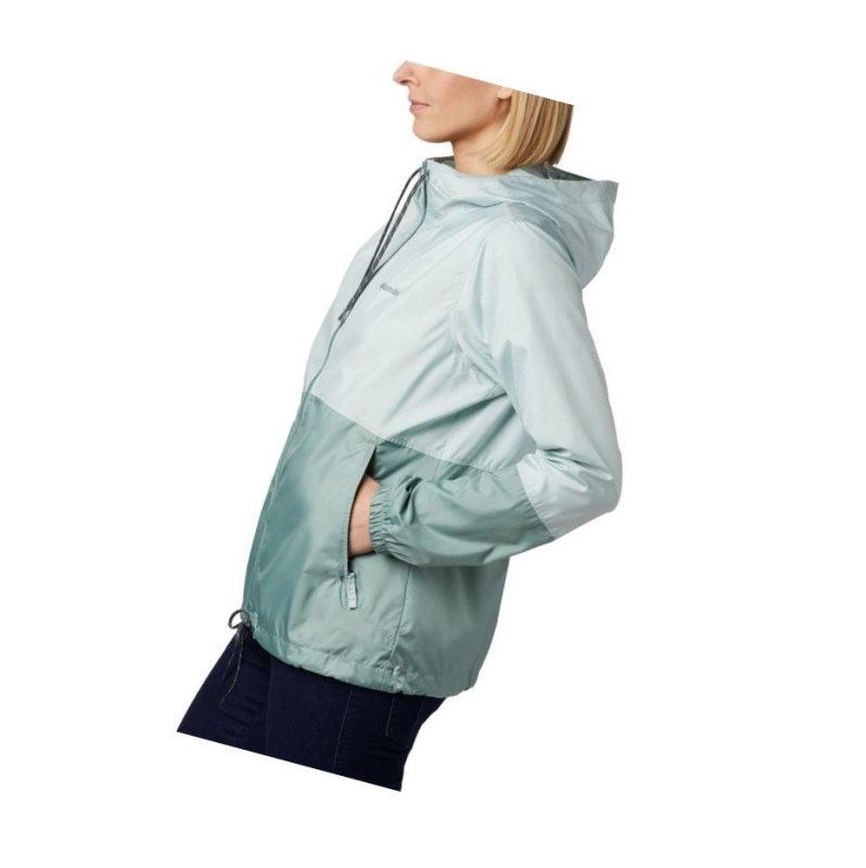 Columbia Flash Forward Windbreaker Mont Kadın Yeşil | 49326-VRJY