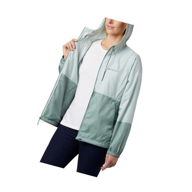 Columbia Flash Forward Windbreaker Mont Kadın Yeşil | 49326-VRJY