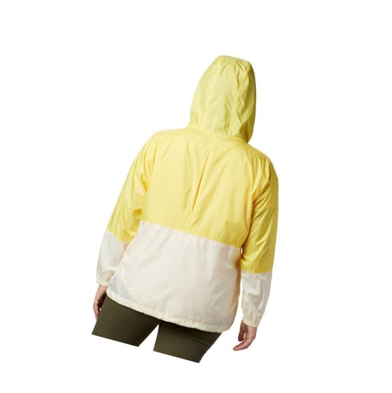 Columbia Flash Forward Windbreaker Plus Size Mont Kadın Sarı | 46083-KBXP