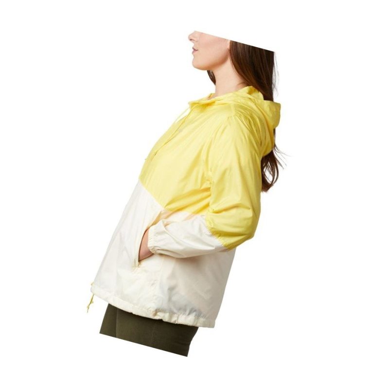 Columbia Flash Forward Windbreaker Plus Size Mont Kadın Sarı | 46083-KBXP