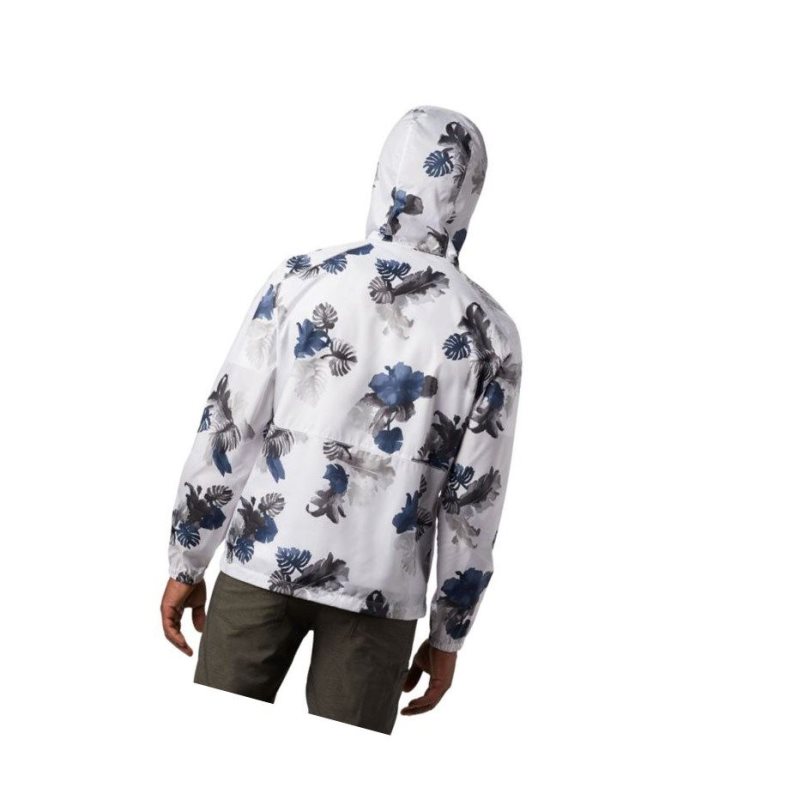 Columbia Flash Forward Windbreaker Print Mont Erkek Beyaz | 81620-RCNU