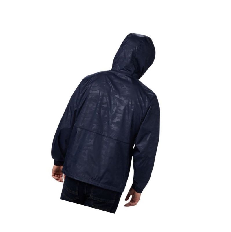 Columbia Flash Forward Windbreaker Print Mont Erkek Lacivert Camo | 80165-SQBP