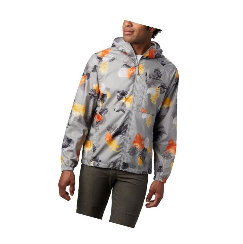 Columbia Flash Forward Windbreaker Print Mont Erkek Gri | 98765-FOBY