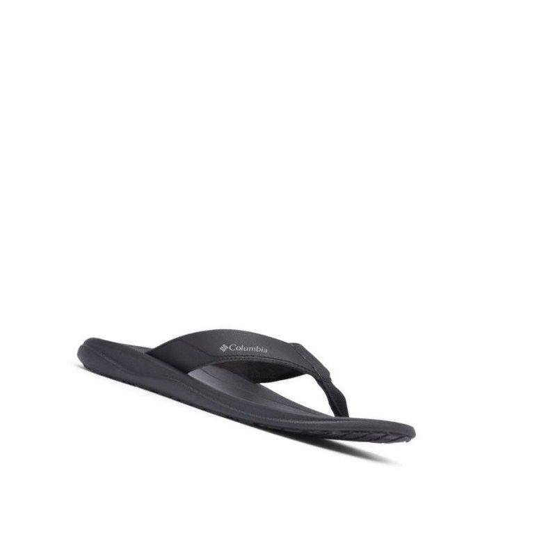 Columbia Flip Flop Terlik Erkek Siyah Gri | 59670-SKIG