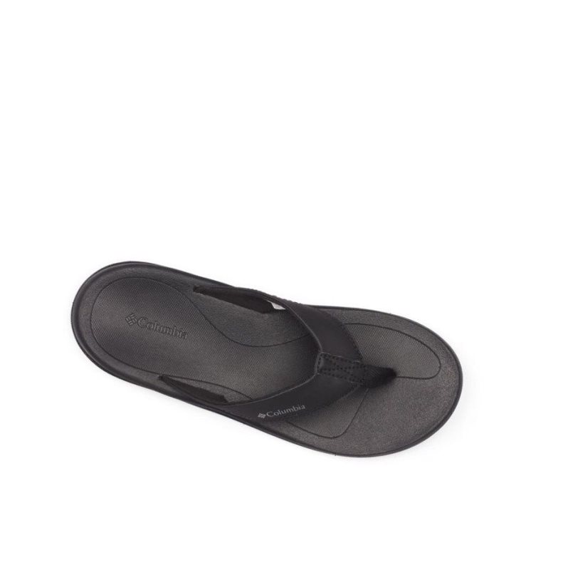 Columbia Flip Flop Terlik Erkek Siyah Gri | 59670-SKIG