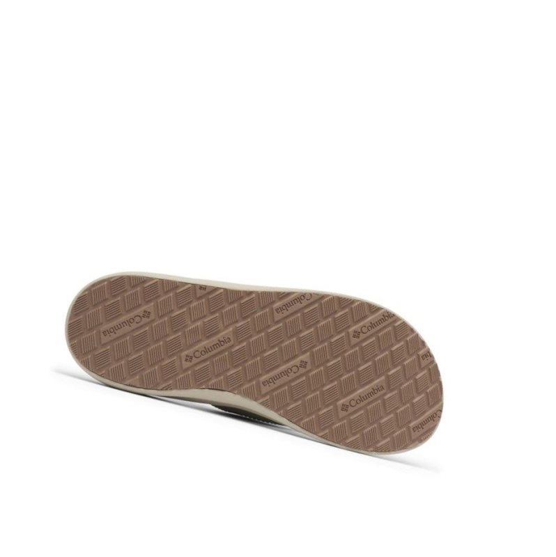 Columbia Flip Flop Terlik Erkek Yeşil Altın Sarı | 76294-IQTO
