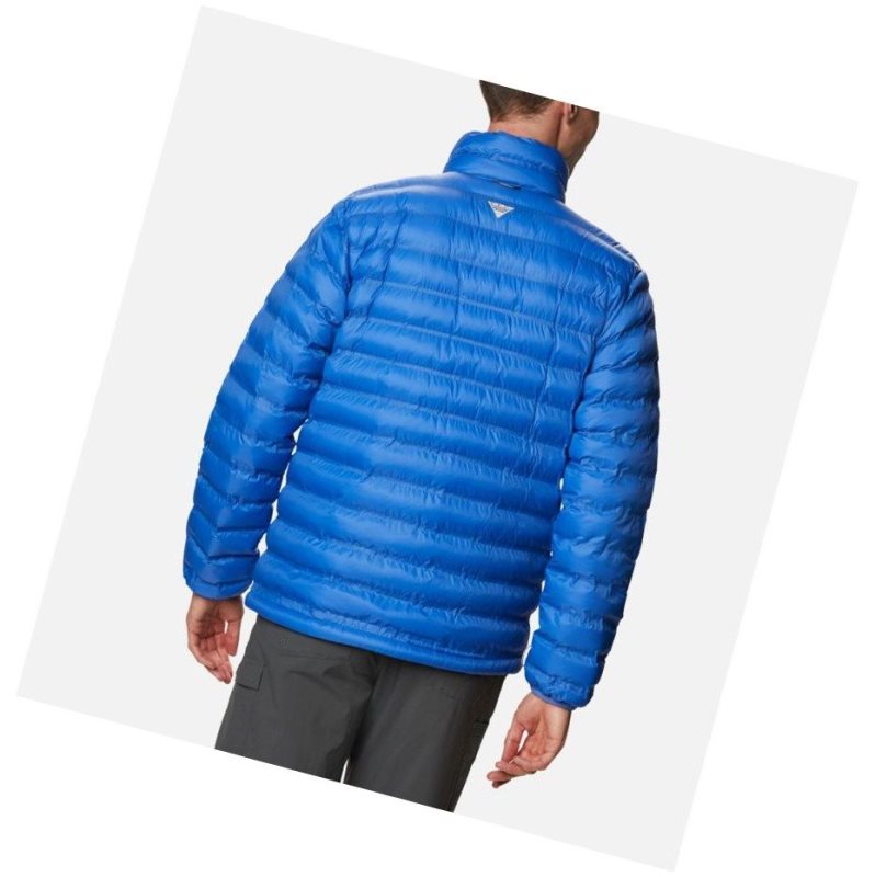 Columbia Force XII Omni-Heat Heat Seal Puffy Mont Erkek Mavi | 48265-MZAC