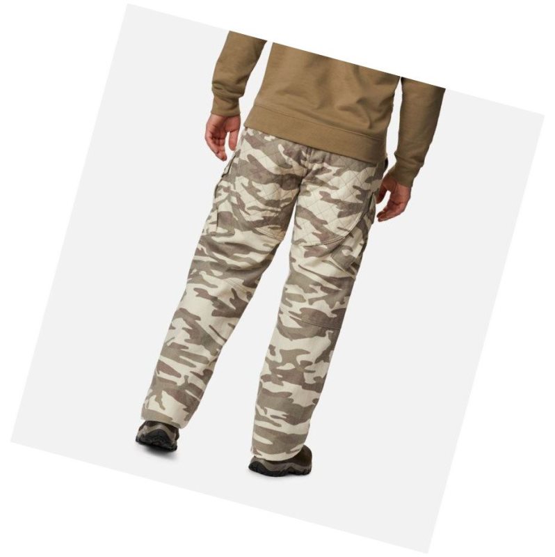 Columbia Gallatin Pantolon Erkek Beyaz Camo | 24387-RFQE
