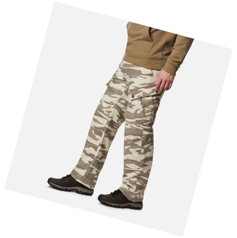 Columbia Gallatin Pantolon Erkek Beyaz Camo | 24387-RFQE