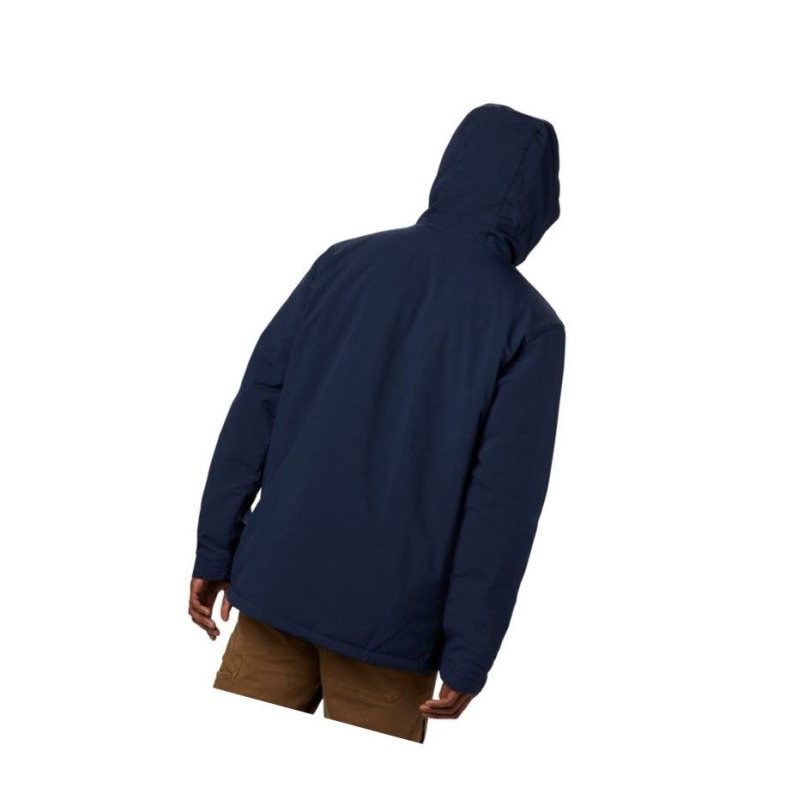 Columbia Gate Racer Softshell Mont Erkek Lacivert | 42375-DPTO