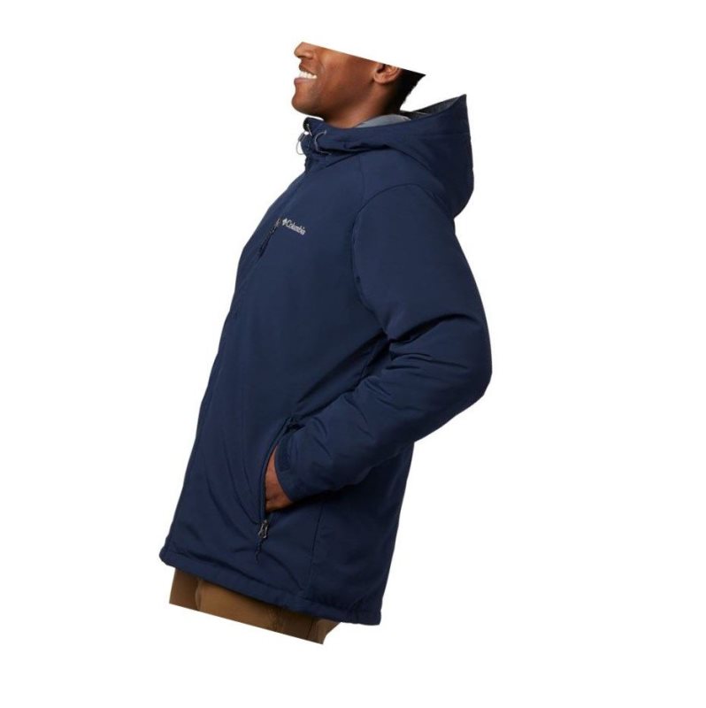 Columbia Gate Racer Softshell Mont Erkek Lacivert | 42375-DPTO