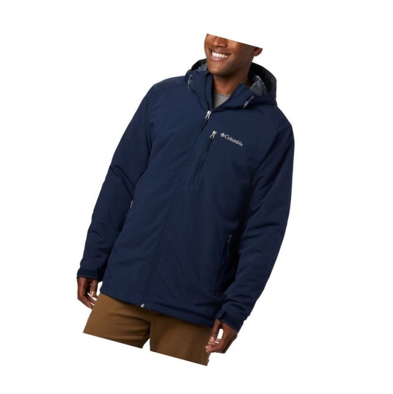 Columbia Gate Racer Softshell Mont Erkek Lacivert | 42375-DPTO