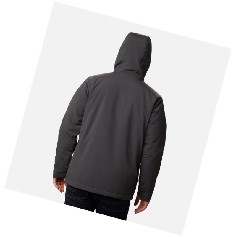 Columbia Gate Racer Softshell Mont Erkek Koyu Gri | 09572-VSUC