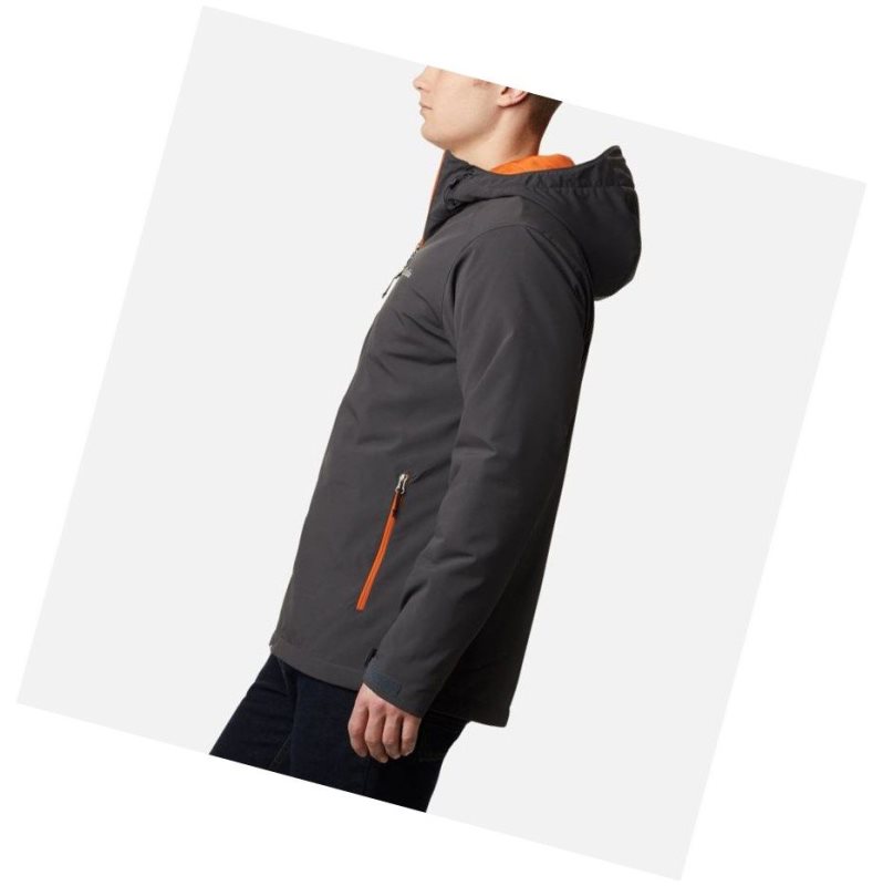 Columbia Gate Racer Softshell Mont Erkek Koyu Gri | 09572-VSUC
