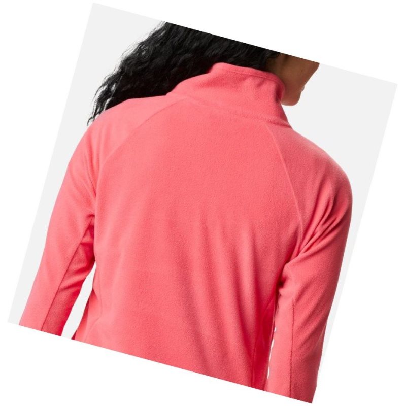Columbia Glacial IV Half Zip Fleece Sweatshirt Kadın Açık Pembe | 70823-LPXB