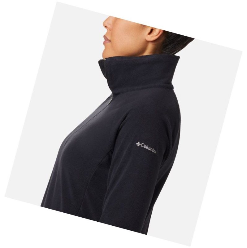 Columbia Glacial IV Half Zip Fleece Sweatshirt Kadın Siyah | 94620-VINP