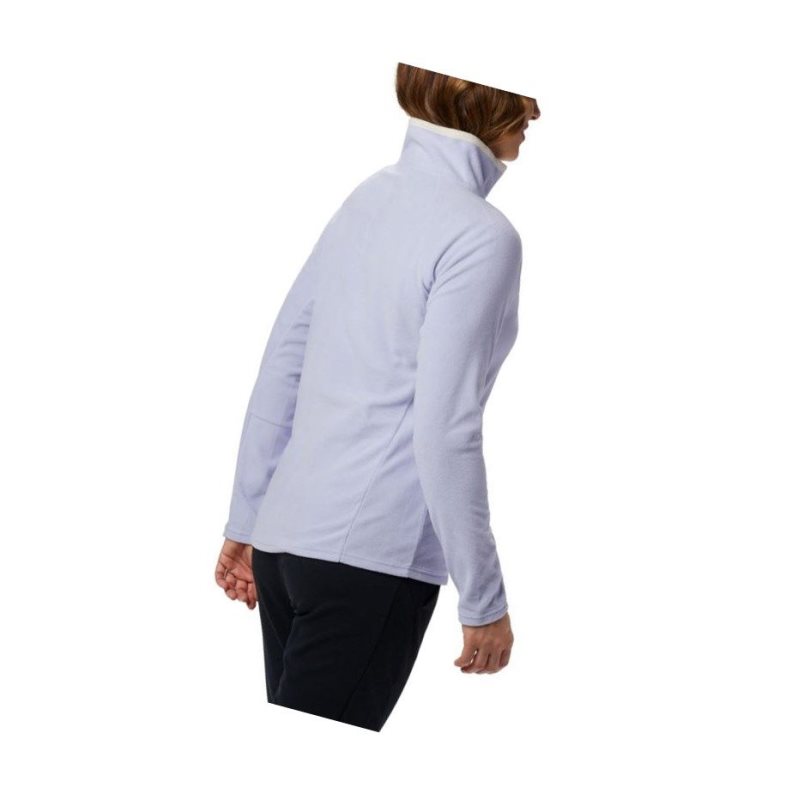 Columbia Glacial IV Half Zip Fleece Sweatshirt Kadın Mor | 47921-MLWC