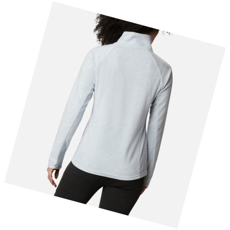 Columbia Glacial IV Print Half Zip Sweatshirt Kadın Gri | 97640-YILP
