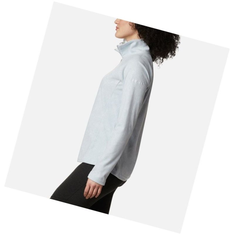 Columbia Glacial IV Print Half Zip Sweatshirt Kadın Gri | 97640-YILP