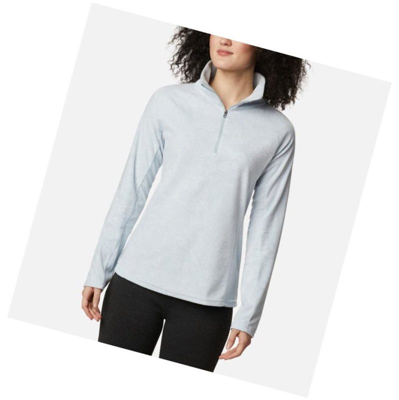 Columbia Glacial IV Print Half Zip Sweatshirt Kadın Gri | 97640-YILP