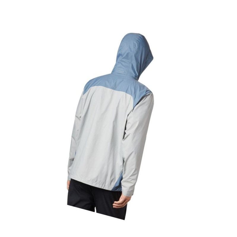 Columbia Glennaker Lake Rain Mont Erkek Gri Mavi | 48792-FAQK