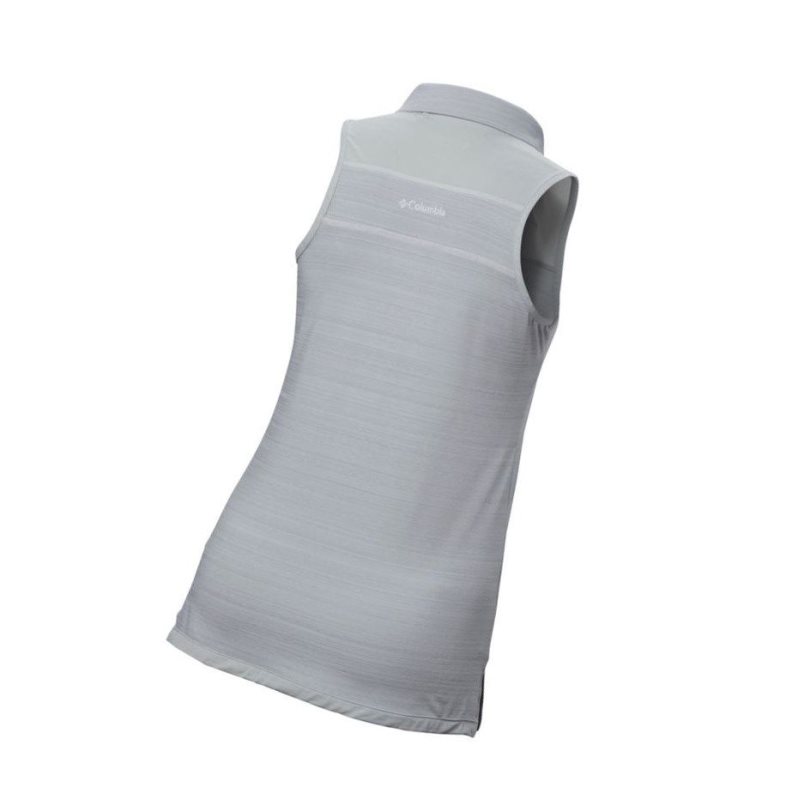 Columbia Golf Omni-Wick Breeze Sleeveless Atlet Kadın Gri | 02573-PZQU
