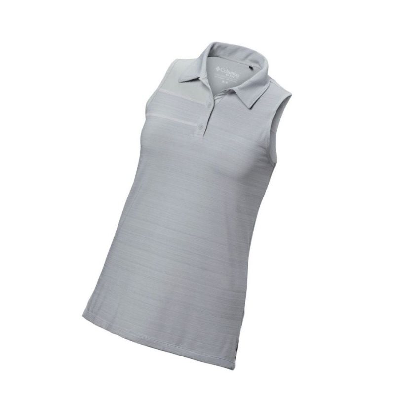 Columbia Golf Omni-Wick Breeze Sleeveless Atlet Kadın Gri | 02573-PZQU