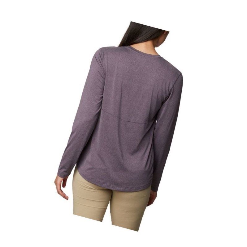 Columbia Gran Paradiso Long Sleeve Sweatshirt Kadın Mor | 60149-GIBX