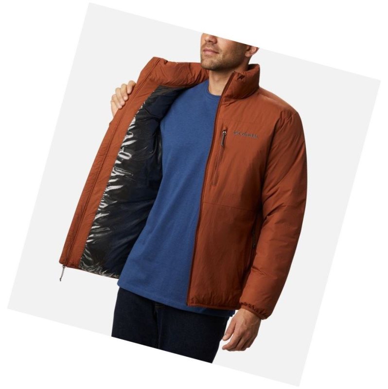 Columbia Grand Wall Insulated Mont Erkek Kahverengi | 92748-PZVN