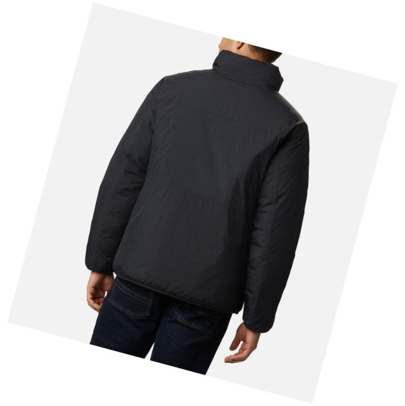 Columbia Grand Wall Insulated Mont Erkek Siyah | 23681-ZDYQ