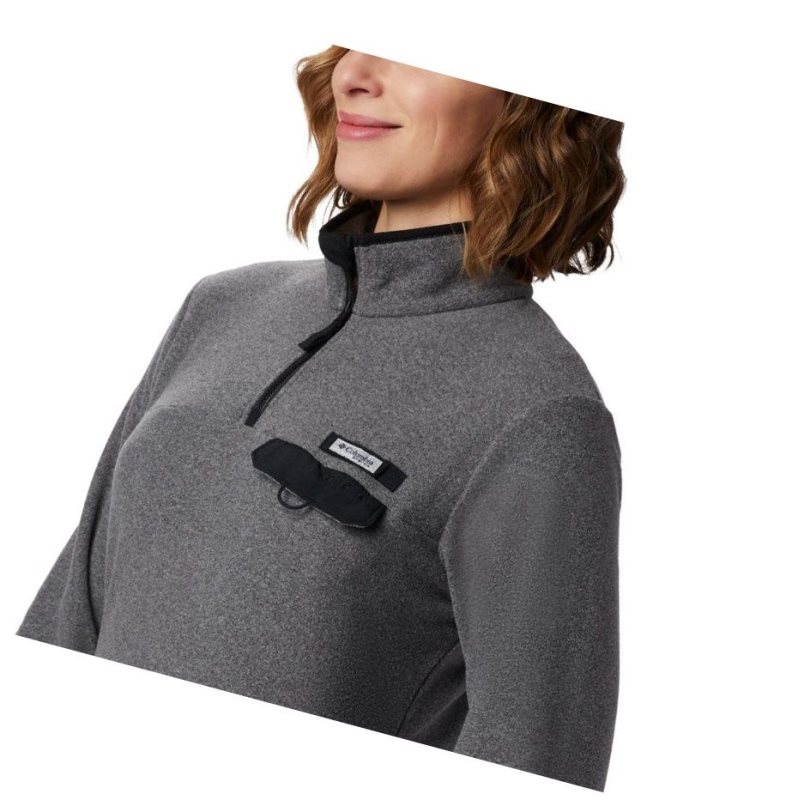 Columbia Harborside II Fleece Sweatshirt Kadın Siyah | 72865-HLKA