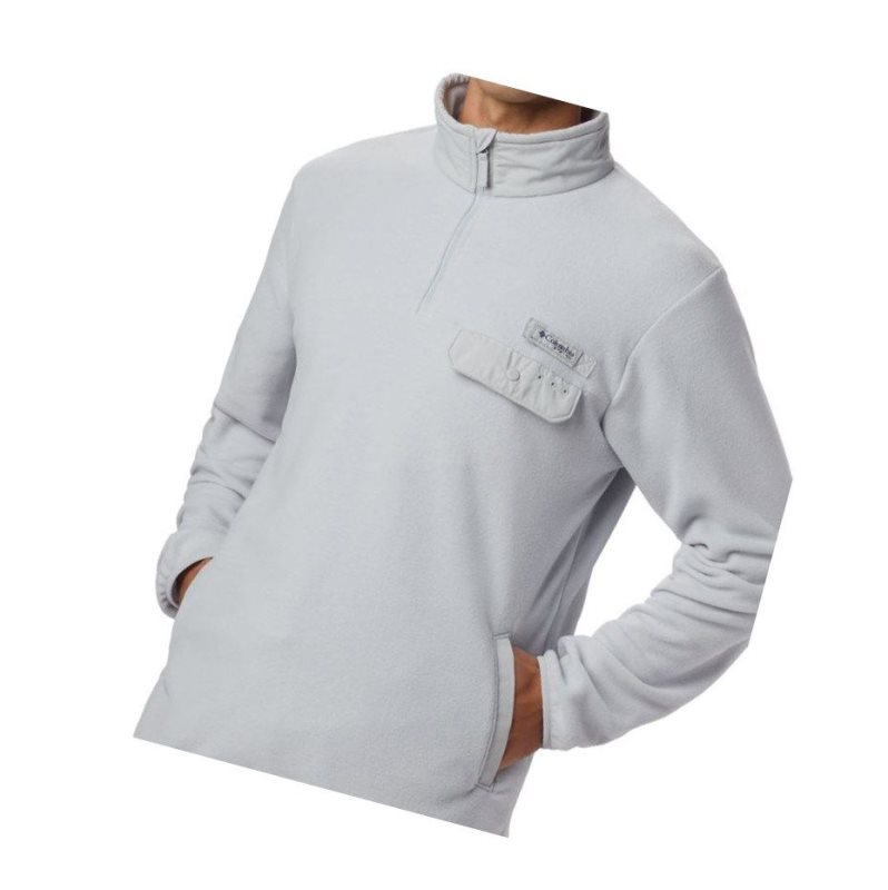 Columbia Harborside II Fleece Sweatshirt Erkek Gri | 54276-CBRI