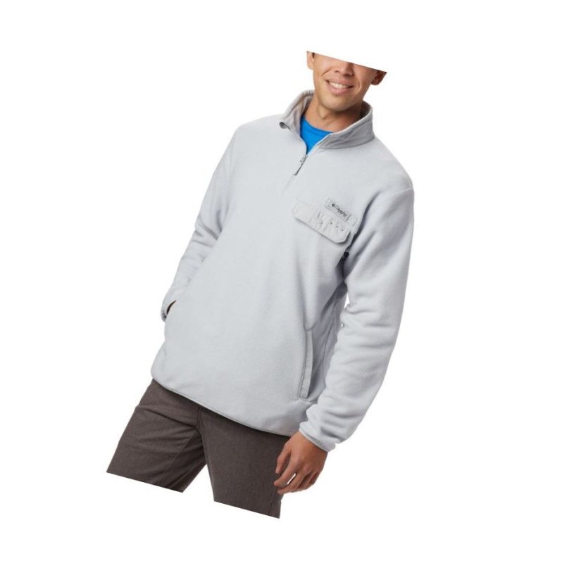 Columbia Harborside II Fleece Sweatshirt Erkek Gri | 54276-CBRI