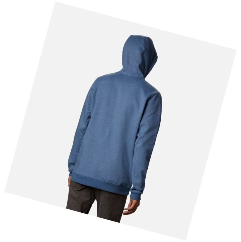 Columbia Hart Mountain?Full Zip Tall Kapşonlu Erkek Mavi Gri | 25839-NRHD