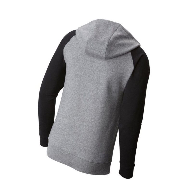 Columbia Hart Mountain II Fleece Tall Kapşonlu Erkek Gri Siyah | 86179-NWPZ