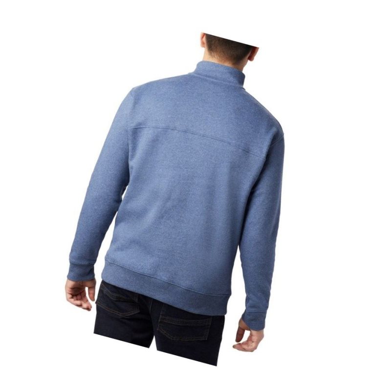 Columbia Hart Mountain II Half Zip Sweatshirt Erkek Koyu Gri | 39461-MFXC