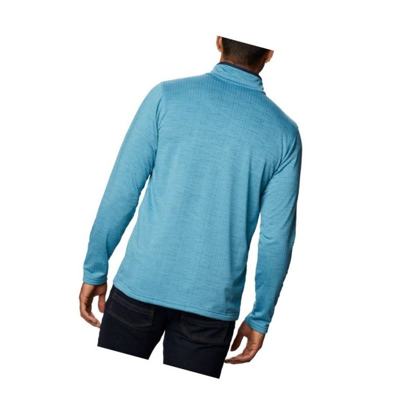 Columbia Hawkins Ave Half Zip Sweatshirt Erkek Lacivert | 68240-MNDW