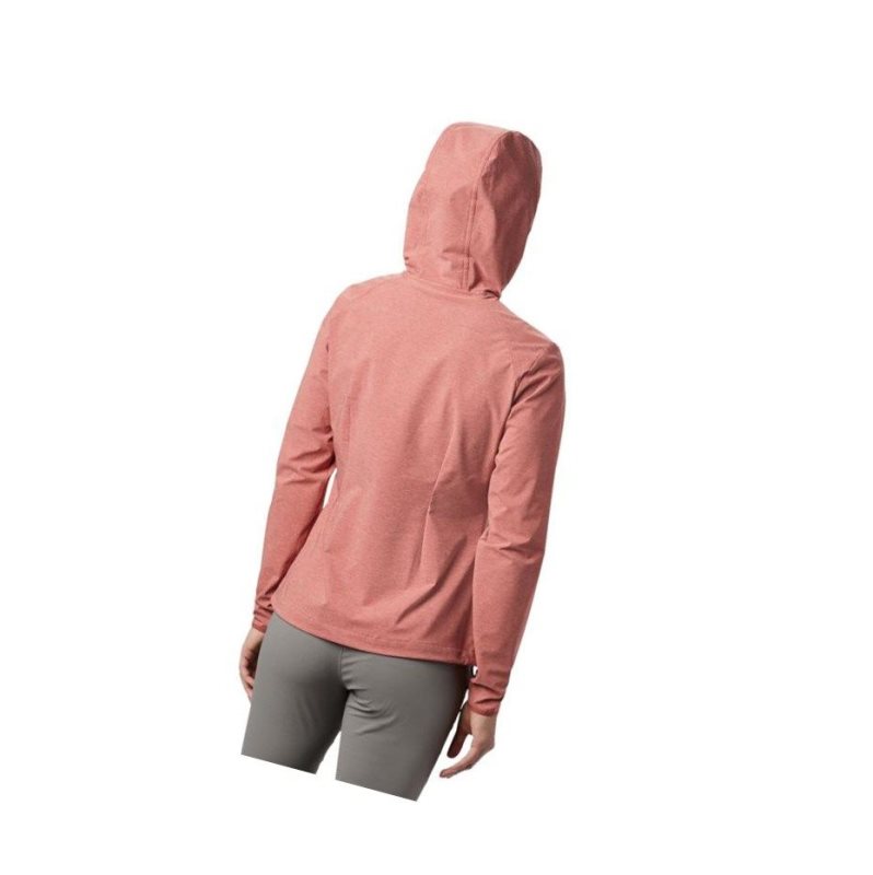 Columbia Heather Canyon Softshell Mont Kadın Kırmızı | 72634-TFGE
