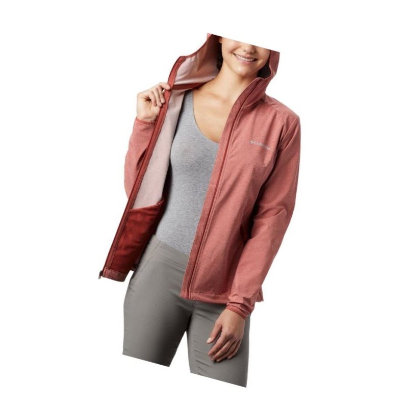 Columbia Heather Canyon Softshell Mont Kadın Kırmızı | 72634-TFGE