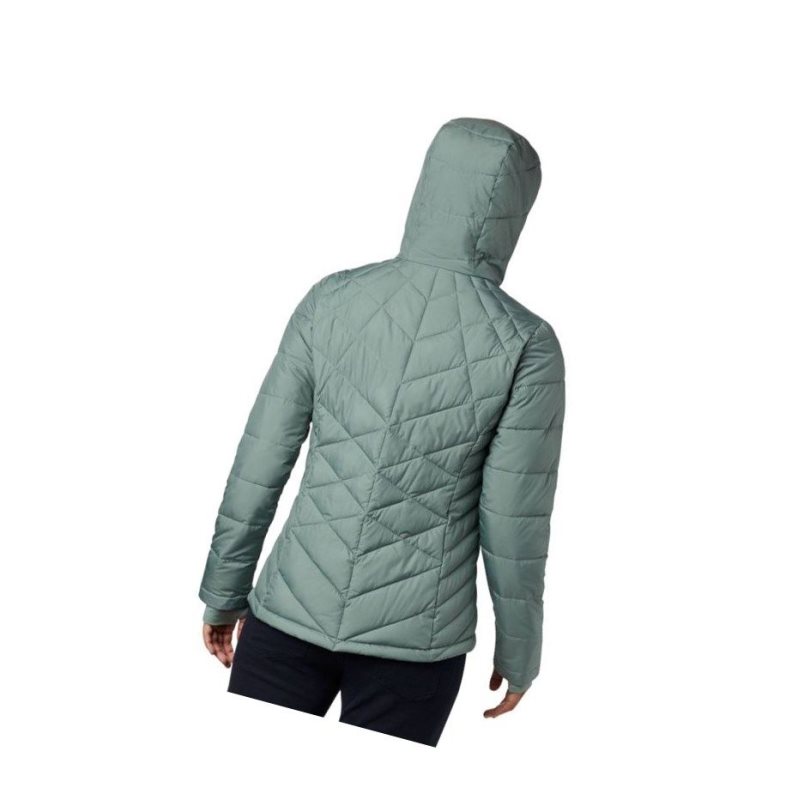 Columbia Heavenly Hooded Mont Kadın Açık Yeşil | 71089-SQAF
