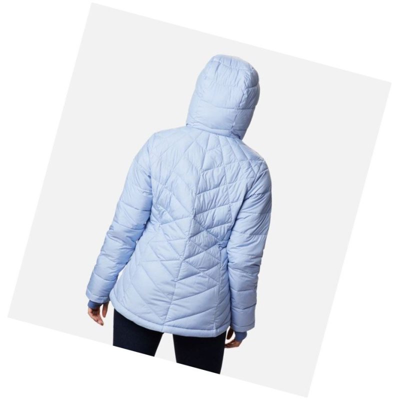 Columbia Heavenly Hooded Mont Kadın Mavi | 16359-LBCJ