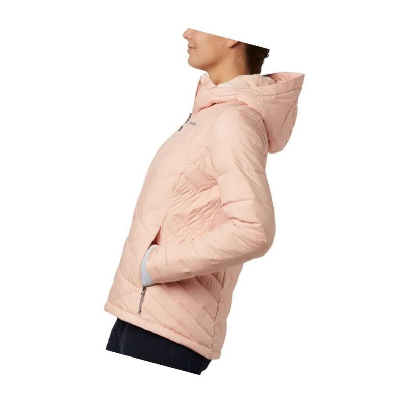 Columbia Heavenly Hooded Mont Kadın Pembe | 76918-MEVK