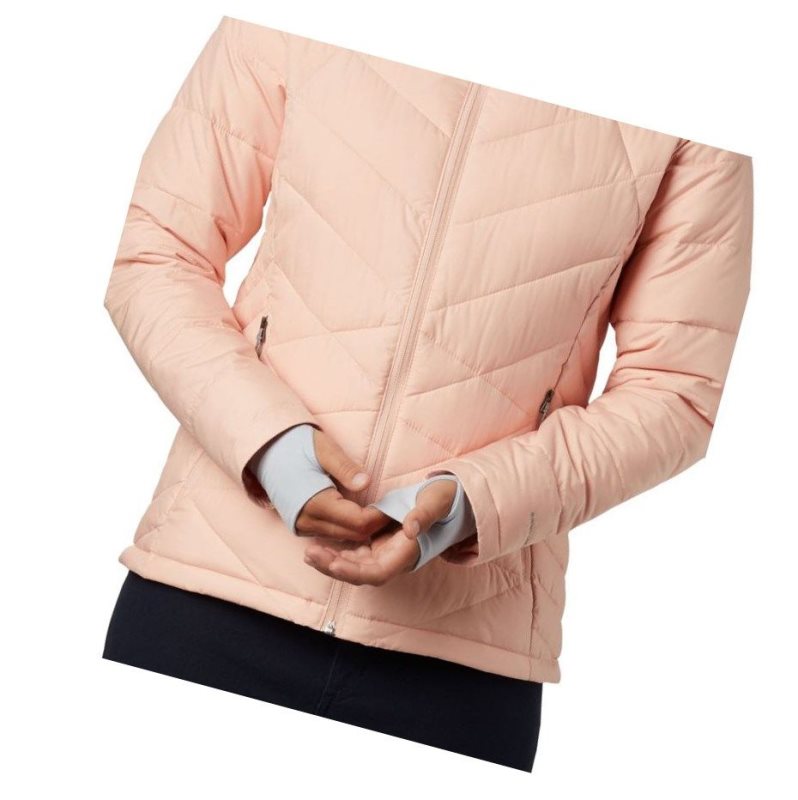Columbia Heavenly Hooded Mont Kadın Pembe | 76918-MEVK