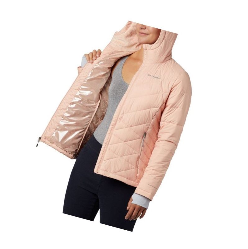Columbia Heavenly Hooded Mont Kadın Pembe | 76918-MEVK