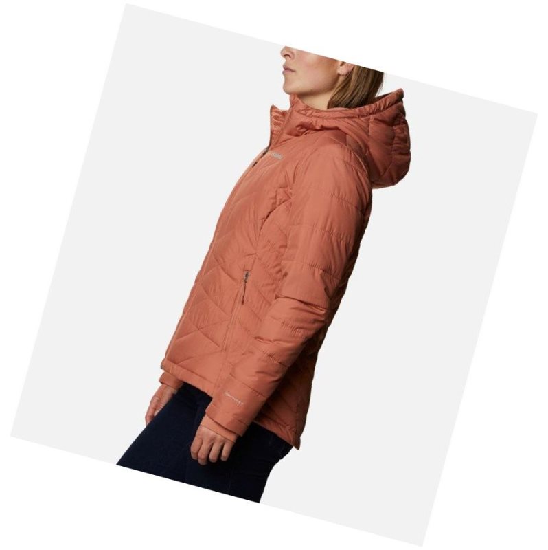Columbia Heavenly Hooded Mont Kadın Pembe | 40297-LPXY